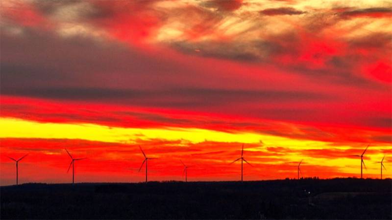 Steve Anderson in West Carthage sent us this gorgeous sunset pic.