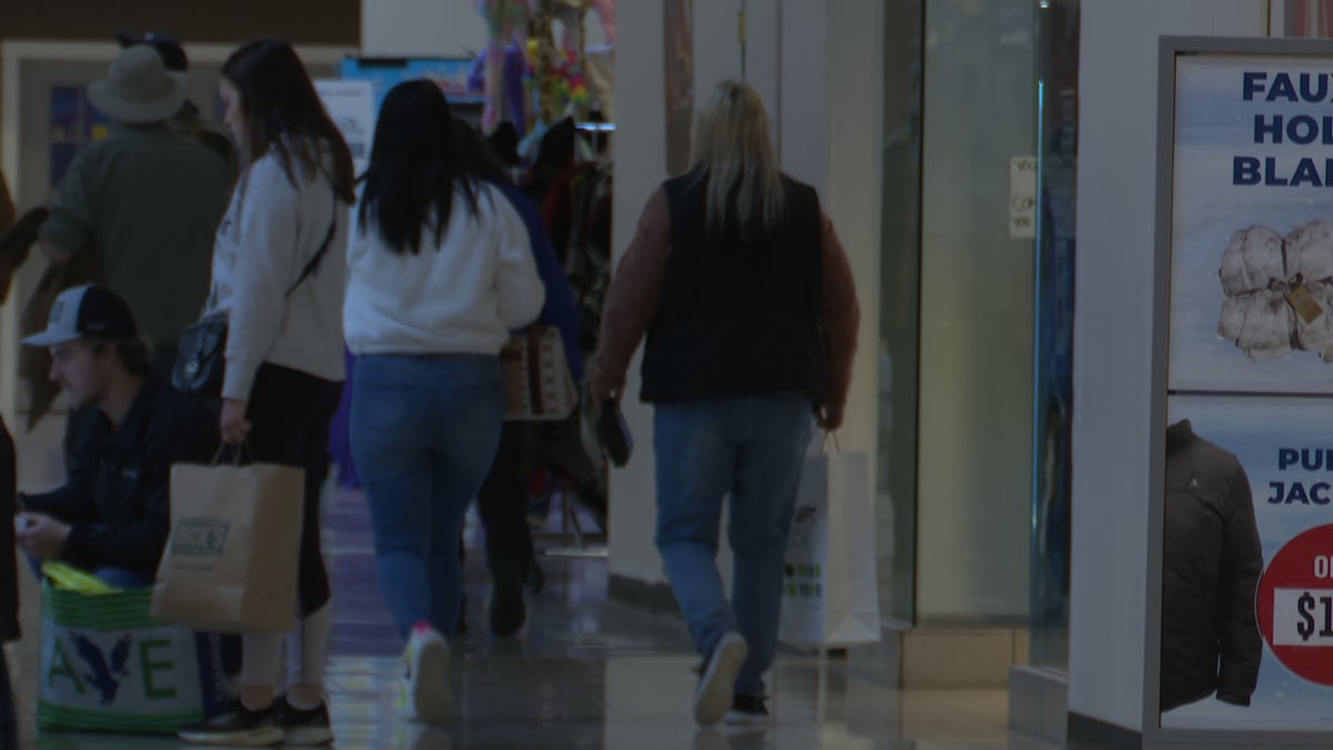 It was a busy Black Friday at Salmon Run Mall as a legion of shoppers combed through stores.