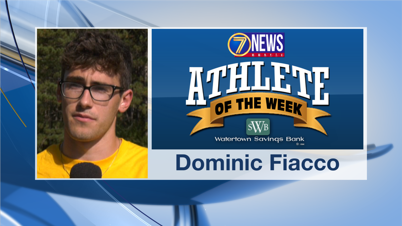 Dominic is the 7 News - Watertown Savings Bank North Country Athlete of the Week for October...